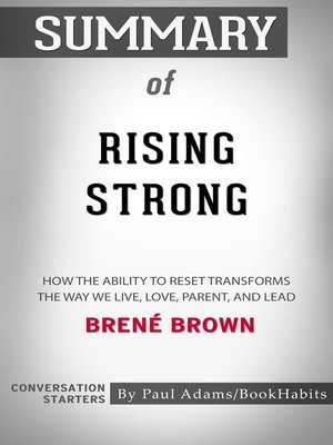 cover image of Summary of Rising Strong